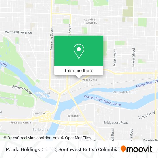 Panda Holdings Co LTD map