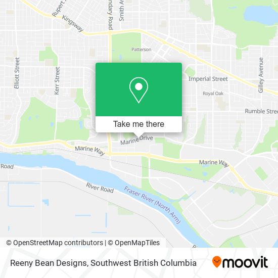 Reeny Bean Designs map
