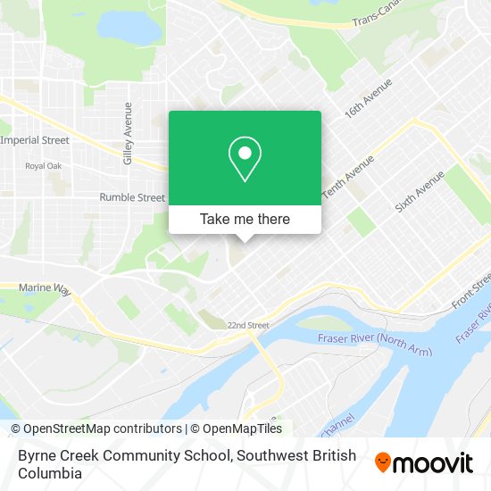 Byrne Creek Community School map