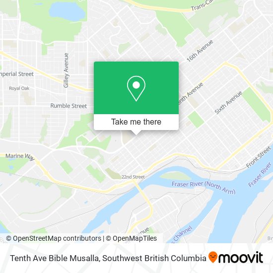 Tenth Ave Bible Musalla plan