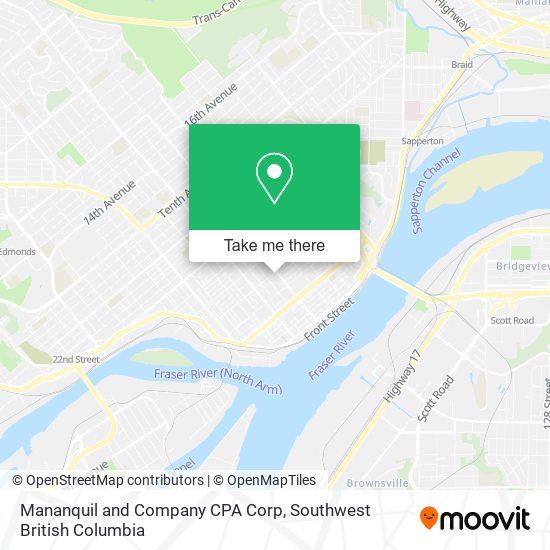 Mananquil and Company CPA Corp map