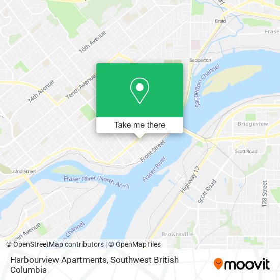Harbourview Apartments map