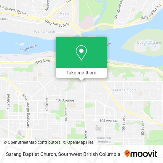 Sarang Baptist Church plan
