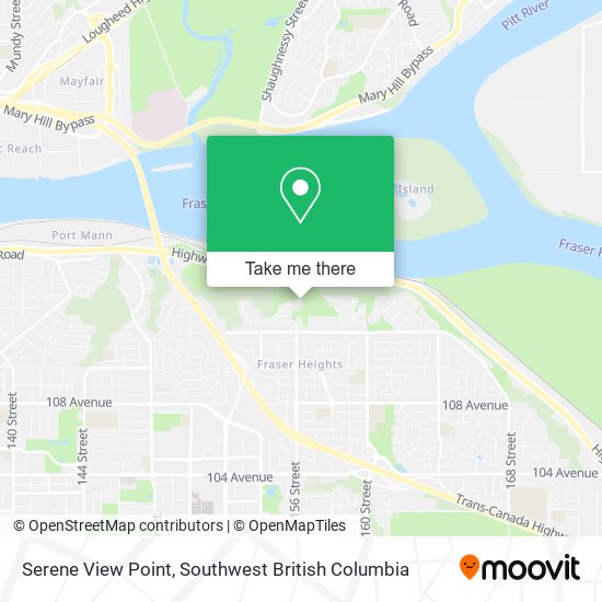 Serene View Point map