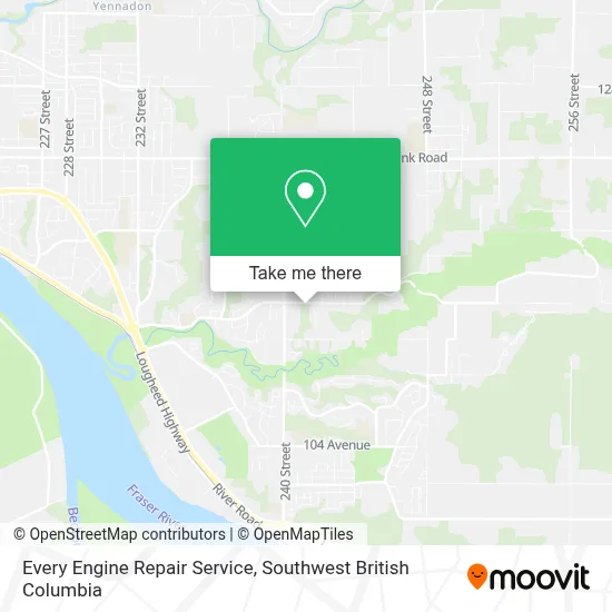 Every Engine Repair Service map