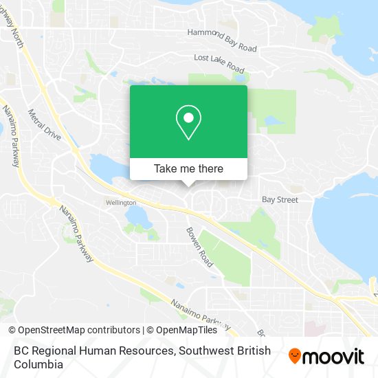 BC Regional Human Resources map