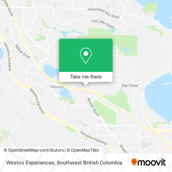 Westco Experiences map