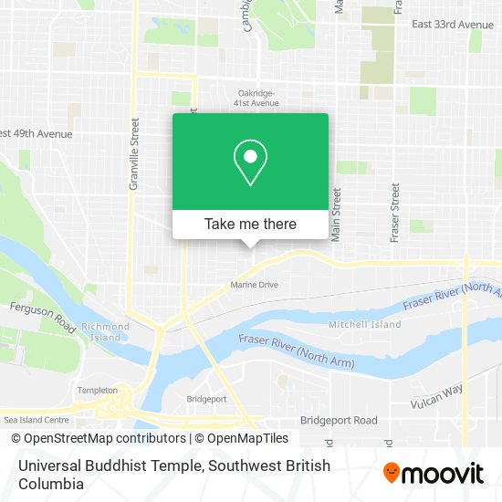 Universal Buddhist Temple plan