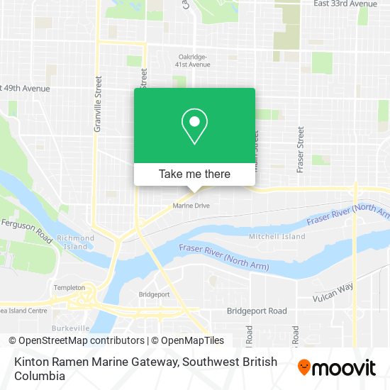 Kinton Ramen Marine Gateway map