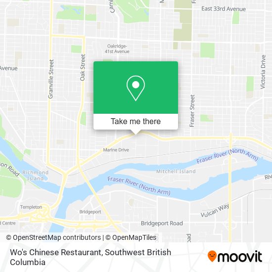 Wo's Chinese Restaurant map