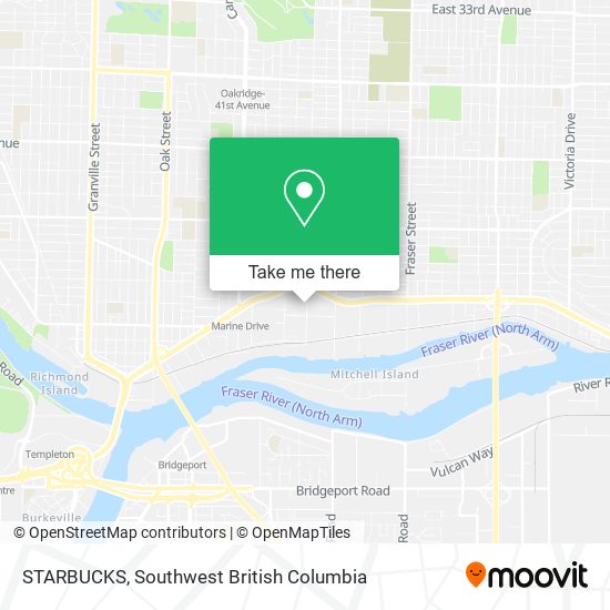 STARBUCKS map