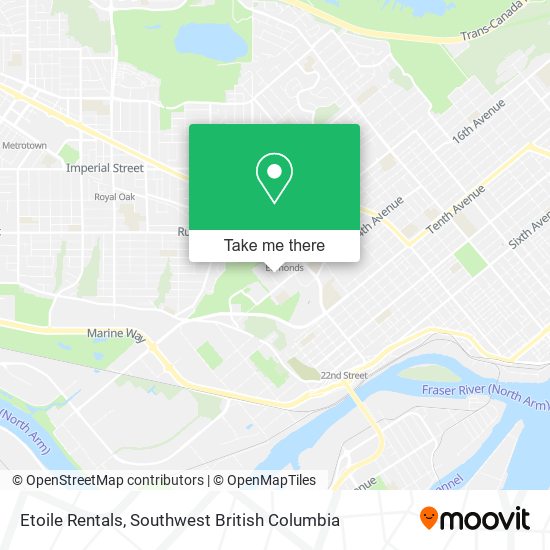 Etoile Rentals map