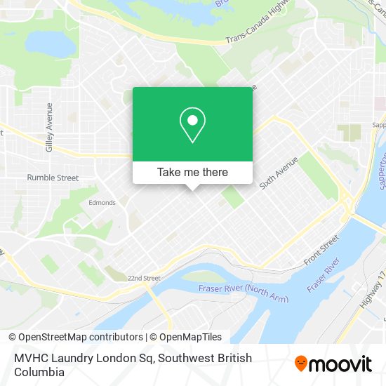 MVHC Laundry London Sq map
