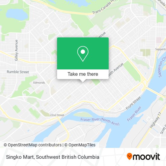 Singko Mart map