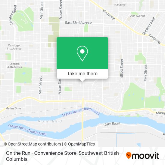 On the Run - Convenience Store map
