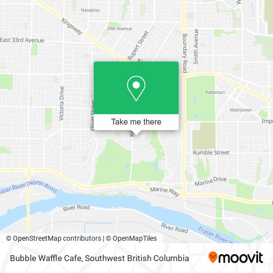 Bubble Waffle Cafe map