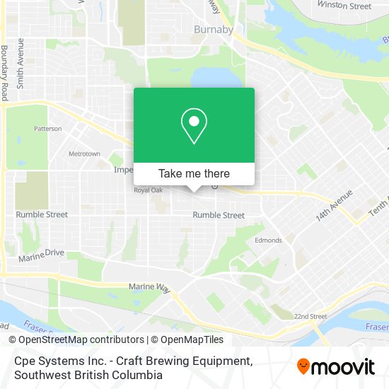 Cpe Systems Inc. - Craft Brewing Equipment map