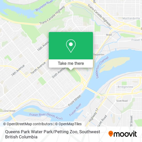 Queens Park Water Park / Petting Zoo plan