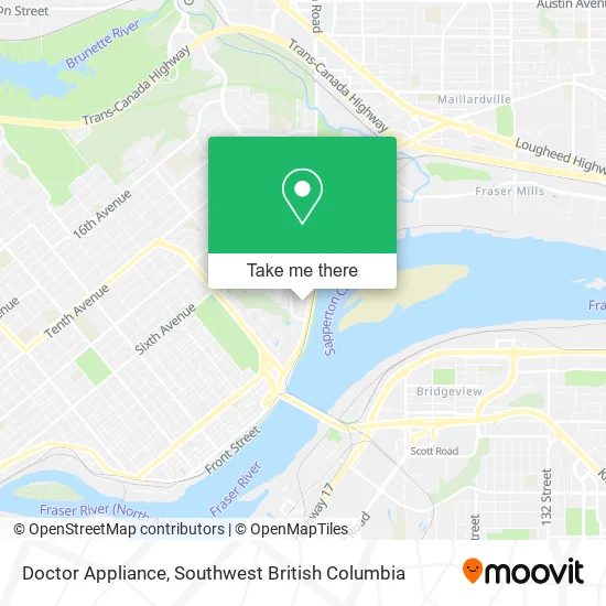 Doctor Appliance map
