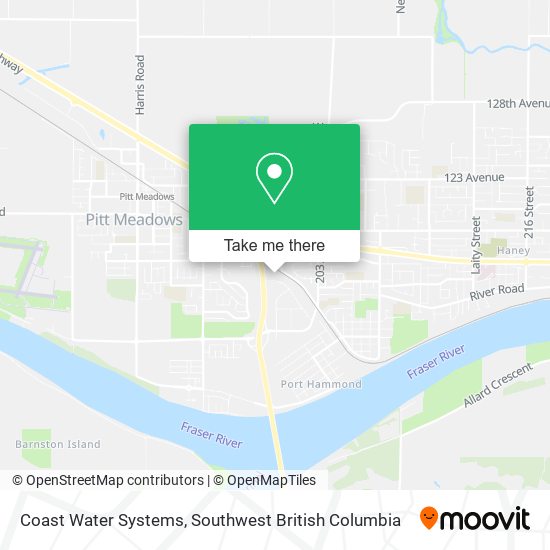 Coast Water Systems map