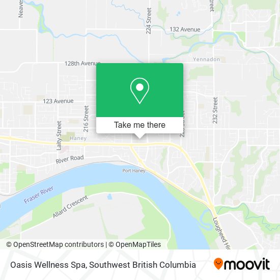 Oasis Wellness Spa map