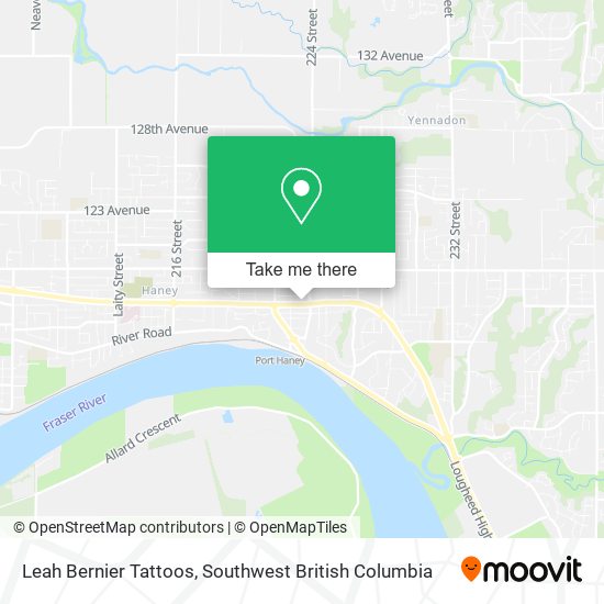 Leah Bernier Tattoos map
