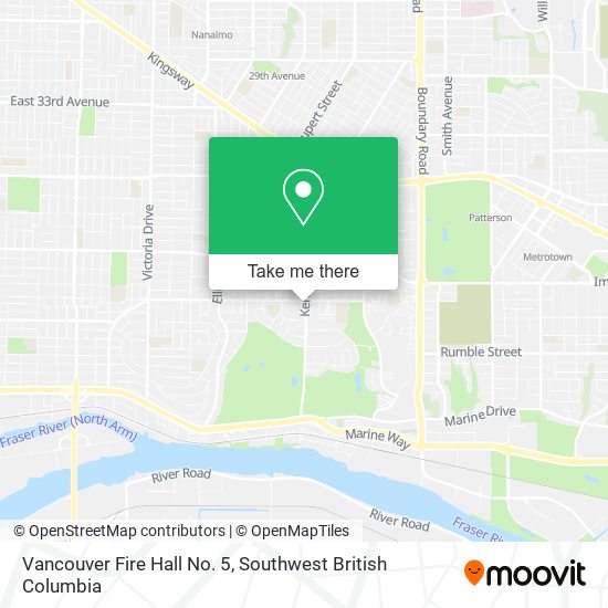 Vancouver Fire Hall No. 5 map