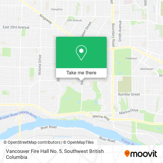 Vancouver Fire Hall No. 5 map