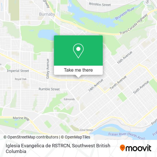 Iglesia Evangelica de RSTRCN map