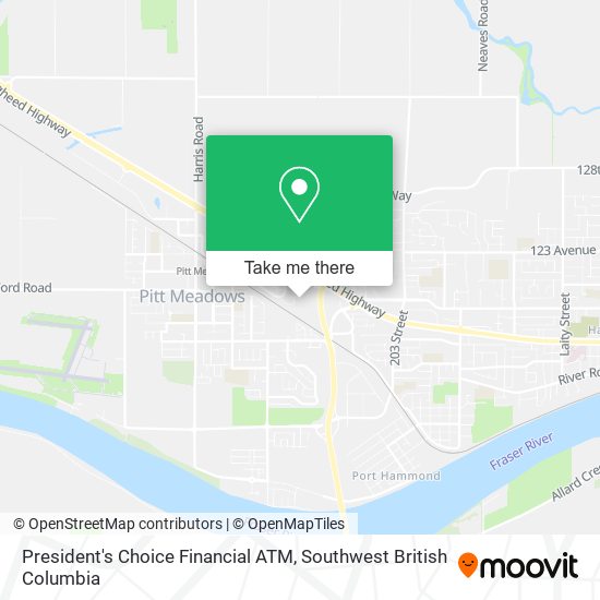 President's Choice Financial ATM map