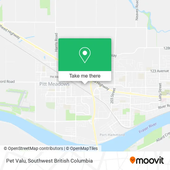 Pet Valu map