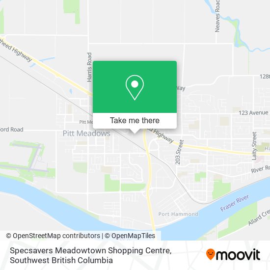 Specsavers Meadowtown Shopping Centre map