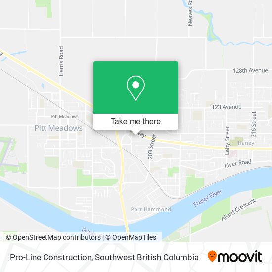 Pro-Line Construction map