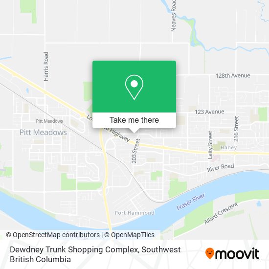 Dewdney Trunk Shopping Complex map