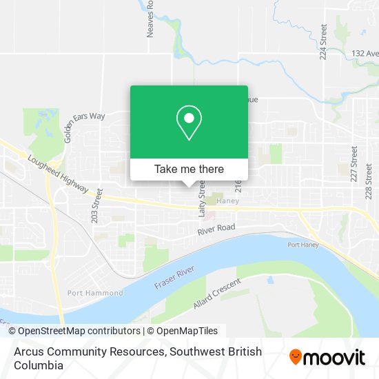 Arcus Community Resources map
