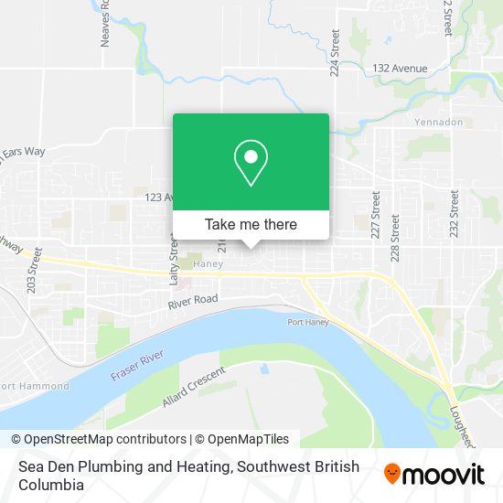 Sea Den Plumbing and Heating map