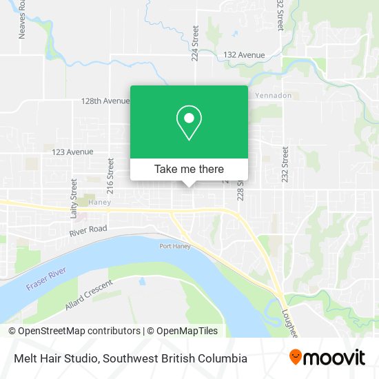Melt Hair Studio map