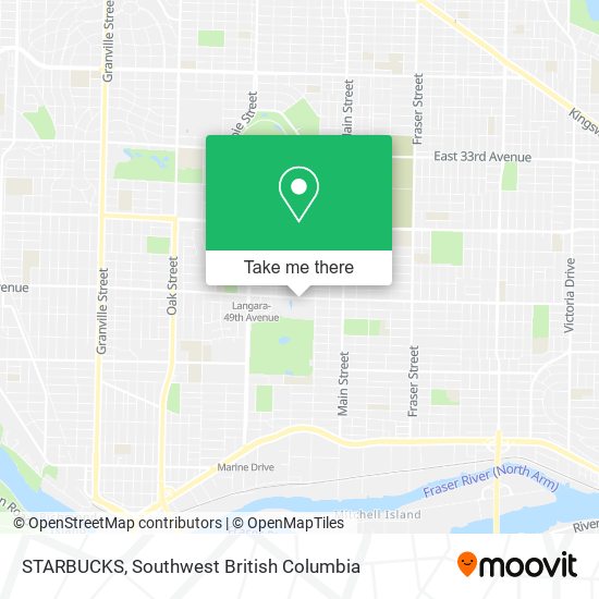 STARBUCKS map