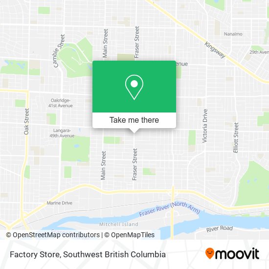 Factory Store map
