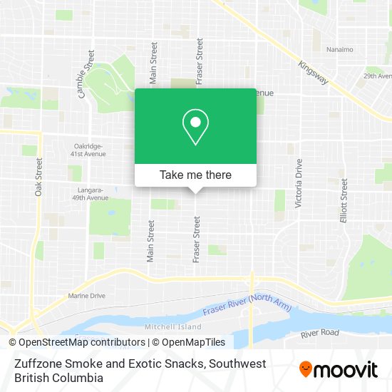 Zuffzone Smoke and Exotic Snacks map