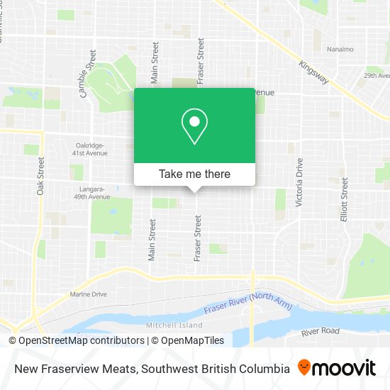 New Fraserview Meats map