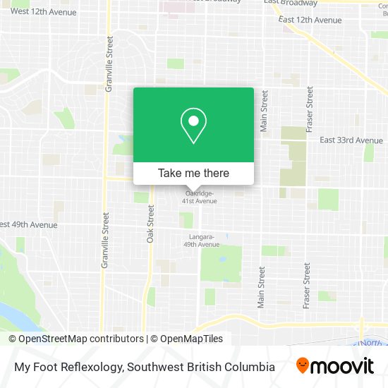 My Foot Reflexology map