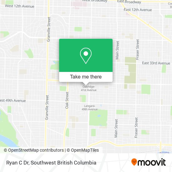 Ryan C Dr map