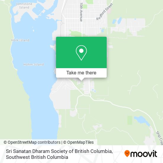 Sri Sanatan Dharam Society of British Columbia map