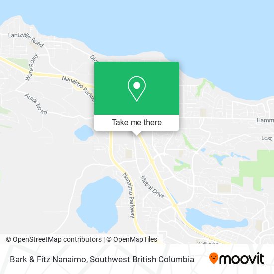 Bark & Fitz Nanaimo map
