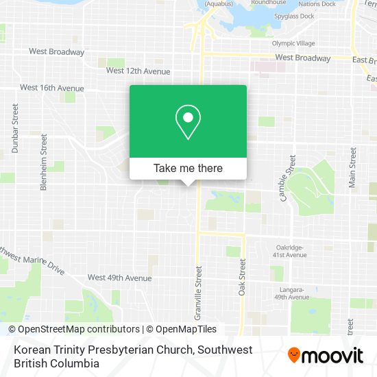 Korean Trinity Presbyterian Church map