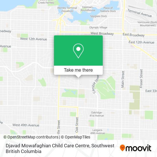 Djavad Mowafaghian Child Care Centre plan