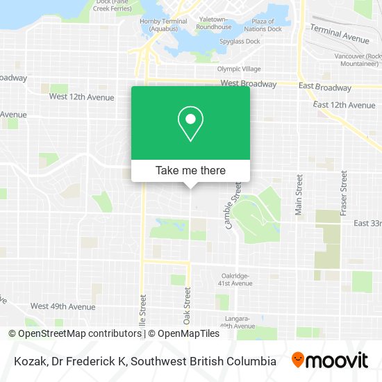Kozak, Dr Frederick K plan