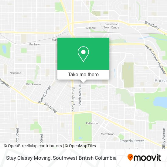 Stay Classy Moving map