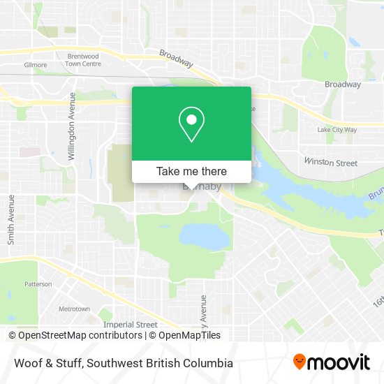 Woof & Stuff map